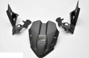 Shift-Tech - Shift-Tech Carbon Fiber Instrument/Dash Cover Kit Matte Finish: Ducati Panigale V4/S - Image 1