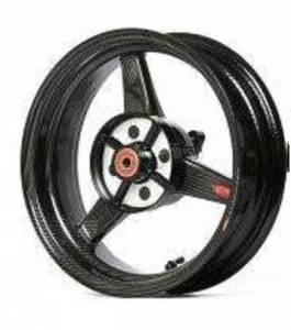 BST Wheels - BST Triple Tex 3 Spoke Rear Wheel: 3.5" X 12": Honda Grom 125, Monkey - Image 1
