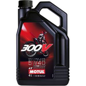 Motul - Motul 300V Factory Line Road Racing Synthetic 4T Oil 5W-40 4L - Image 1