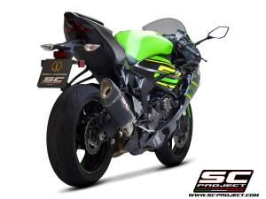 SC Project SC1-R Slip-on Exhaust: Kawasaki Ninja ZX-6R 636 '19+