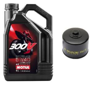 Motul - Motul 300V 5W-40 4T Oil Change Kit: BMW R1250GS/RS, R1200GS/R/RS/RT - Image 1