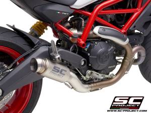 SC Project - SC Project GP70-R Exhaust: Ducati Monster 797 - Image 1