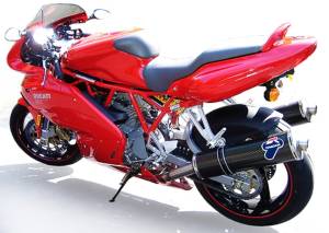 Termignoni - Termignoni Low Mount Carbon Fiber Exhaust: Ducati Supersport 620-750-900-1000 - Image 1
