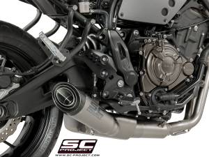 SC Project - SC Project S1 Full Exhaust [With Cat]: Yamaha XSR700, MT-07 - Image 1