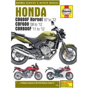 Haynes Books - Haynes Motorcycle Repair Manual: Honda CB/R/F600(F) '07-'12 - Image 1