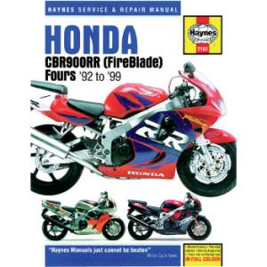 Haynes Books - Haynes Motorcycle Repair Manual: Honda CBR900RR '92-'99 - Image 1