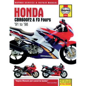 Haynes Books - Haynes Motorcycle Repair Manual: Honda CBR 600F2 & F3 '91-'98 - Image 1