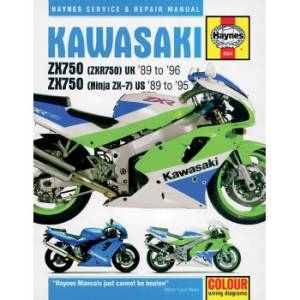 Haynes Books - Haynes Motorcycle Repair Manual: Kawasaki ZX750 '89-'95 - Image 1