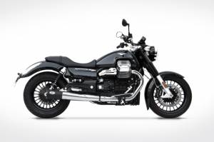 Zard - Zard Black Steel Slip-on Exhaust: Moto Guzzi California - Image 1