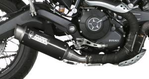 Mivv Exhaust - Mivv GP Pro Carbon Fiber Slip-on Exhaust: Ducati Scrambler 800 '15-'20 - Image 1