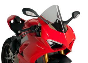 Puig - Puig Racing Windscreen Ducati Panigale V4/S [Light Smoke] '18-19 - Image 1