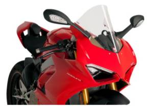 Puig - Puig Racing Windscreen Ducati Panigale V4/S[Clear] '18-19 - Image 1