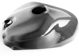 Motowheels - Carbon Fiber Fuel Tank Cover [Gloss Finish]: Panigale 899/959/1199/1299 "PROTECTS AND BEAUTIFIES YOUR EXPENSIVE ALUMINUM FUEL TANK!! - Image 1