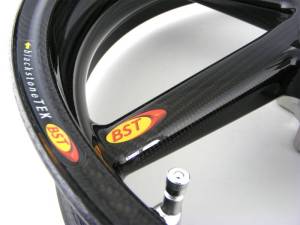 BST Wheels - BST Mamba Tek 7 Spoke Carbon Fiber Front Wheel: Bimota DB6 [64 mm Brake Disk Spigot] - Image 1