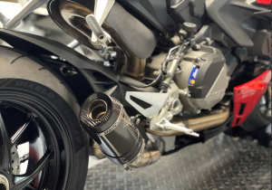 Shift-Tech - Shift-Tech GP4 StreetFighter V2 Carbon Slip-On Exhaust - Image 1