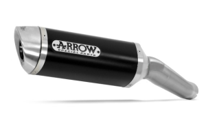 Arrow - ARROW EXHAUST THUNDER SLIP-ON DARK ALUMINUM HONDA CB1000R (2008-2017) - Image 1