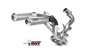 Complete MIVV Steel High Titanium Racing Exhaust For Ducati Panigale V2 2020-2024 High Position RACE USE ONLY - Image 1
