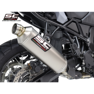 SC Project - SC Project Rally Raid Carbon Fiber Exhaust: V-Strom 800 DE/SE - Image 1