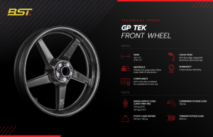 BST Wheels - BST GP TEK Race Wheelset - BMW HP4 [6" Rear] (2016-2022) Track Use Only - Image 1