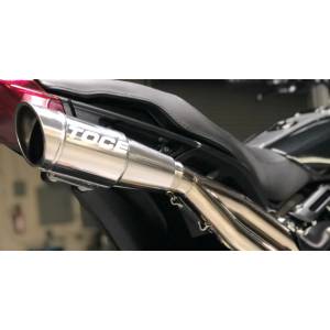 TOCE - TOCE High Mount 2-1 Visor Tip Full Exhaust System- Indian FTR1200 - Image 1