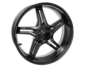 BST Wheels - BST RAPID TEK 5 Split Spoke CARBON FIBER REAR 6.0" WHEEL: SUZUKI GSX-R 1000/R '17  (L7) - Image 1