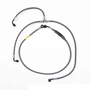 Fren Tubo - FREN TUBO CARBON FIBER BRAIDED BRAKE LINES [TYPE 4]: Ducati Panigale V4/V4S/Speciale - Image 1