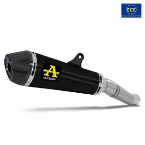 Arrow - Arrow Exhaust X Kone Slip-On Steel Dark - KTM 1390R '2024' - Image 1