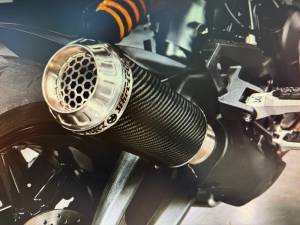 Shift-Tech - Shift Tech Carbon/Stainless SlipOn Exhaust Kit - Ducati Monster V2 - '26 - Image 1