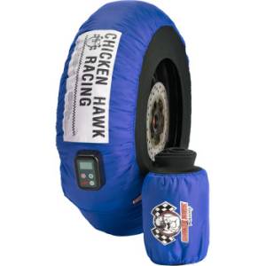 Chicken Hawk Racing - CHICKEN HAWK RACING: Dual Temperature Tire Warmers Set - Supermoto/Small Bike - Image 1