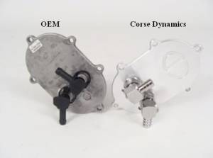 CORSE DYNAMICS Quick Release Fuel Pump Base: Ducati 848, 1098