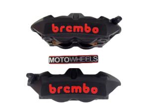 Brembo - BREMBO Cast Monobloc M4 Calipers [Limited Edition Black] 100mm Radial Mount Only - Image 1