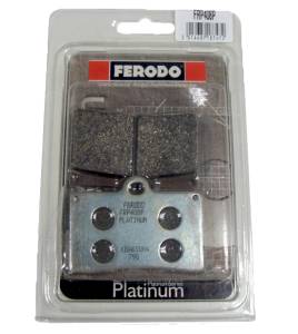 Ferodo - FERODO PLATINUM Organic Front Brake Pads: Brembo Single Pin [Single Pack] - Image 1