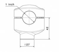 RIZOMA - RIZOMA 42mm Handlebar Risers for 1 1/8 in Bars - Image 2