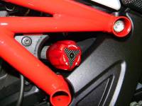 Ducabike - Ducabike Billet Aluminum/CF Rear Suspension Pivot Adjuster Knob: Diavel, MTS 1200/1260 / Hyperstrada 821/939 - Image 2