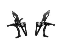 Ducabike - Ducabike Adjustable Rear Sets: Ducati S2R/S4R/S4RS [Fixed Pegs/ Alum Heel-guards]