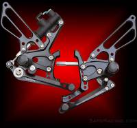 Sato Racing Adjustable Billet Rearsets: Ducati Panigale 1299/1199/899/959      
