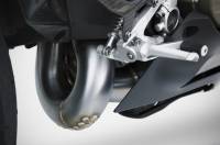 Zard - ZARD 2-1-2 Underseat Full Exhaust System With Gold Finish End-Caps: Ducati Panigale 1199 - Image 3