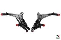 Parts - Hand & Foot Controls - Bonamici Racing - Bonamici Adjustable Billet Rearsets: Ducati Scrambler [Complete Rider And Passenger]