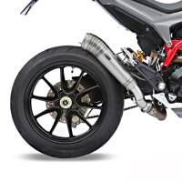 Mivv Exhaust - MIVV Ghibli Stainless Steel Slip-On Racing Exhaust: Ducati Hypermotard 821/SP (13-15) - Image 4