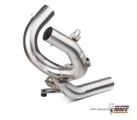 Exhaust - Headers - Mivv Exhaust - MIVV STAINLESS STEEL COLLECTOR [NO KAT]: Ducati Multistrada 1200 10-14