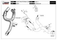 Mivv Exhaust - MIVV STAINLESS STEEL COLLECTOR [NO KAT]: Ducati Multistrada 1200 10-14 - Image 2