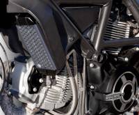 Ducabike - Ducabike Oil Cooler Guard: Ducati Scrambler[Laser cut light alloy] - Image 4
