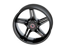 BST Wheels - BST Rapid Tek Carbon Fiber 5 Split Spoke Wheel Set [6.0" Rear]: BMW S1000R '14-'21,S1000RR '09-'22 - Image 8