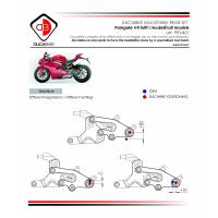 Ducabike - Ducabike Adjustable Fixed Foot Peg Rearsets: Ducati Panigale V4/S/R - Image 3
