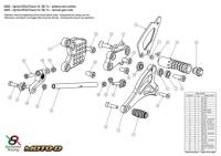 Bonamici Racing - Bonamici Adjustable Billet Rearsets: APRILIA RSV4 / TUONO V4 REARSETS 09-16 [NON APRC] - Image 3