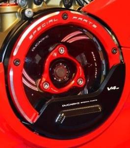 Ducabike - Ducabike Billet Clutch Cover Protection Guard: Ducati Panigale V4/S, Fits Streetfighter V4 [With Dry Clutch Conversion] - Image 3
