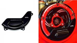 Ducabike - Ducabike Billet Clutch Cover Protection Guard: Ducati Panigale V4/S, Fits Streetfighter V4 [With Dry Clutch Conversion] - Image 2