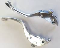 TWM - TWM BILLET Adjustable Brake & Clutch Folding Lever Set: Ducati brembo Radial Master Cylinders: [RARE SILVER] Very Last Pair - Image 6