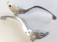 TWM - TWM BILLET Adjustable Brake & Clutch Folding Lever Set: Ducati brembo Radial Master Cylinders: [RARE SILVER] Very Last Pair - Image 3