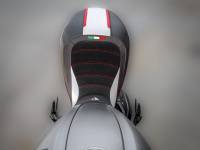 Ducabike - Ducabike COMFORT SEAT COVER: Black/Silver- Ducati Diavel 1260 - Image 4